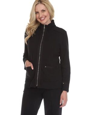 neon buddha Black Zip-Front Women's Lindsay Jacket Size XL